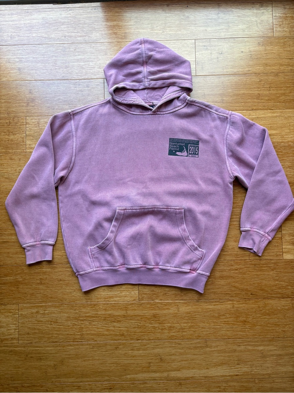 Blue 84 Dyed Wash Nantucket Hoodie Sz S